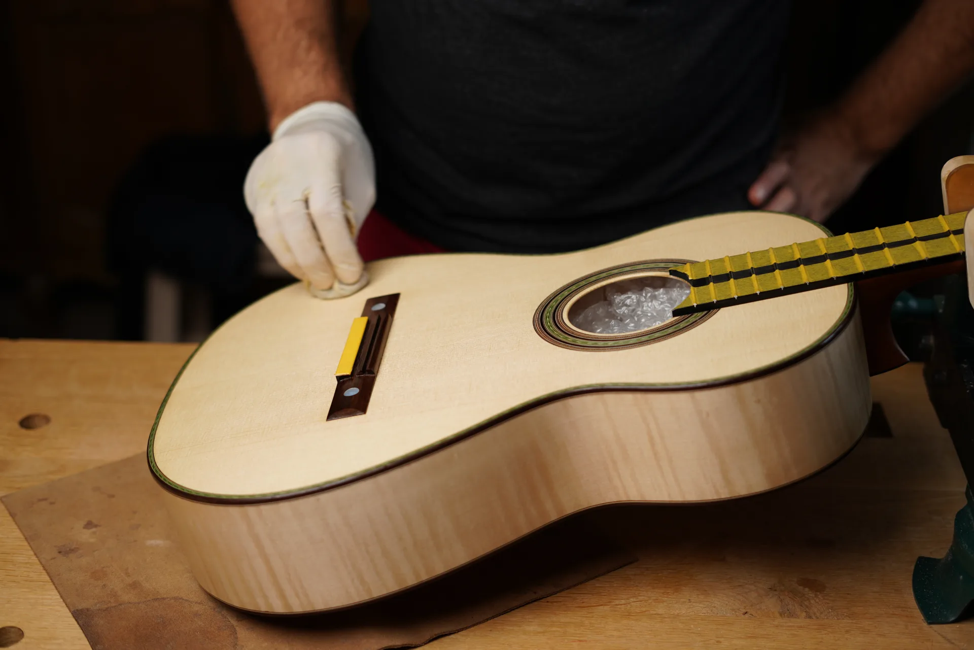 The hand technique — beginning positioned like an airplane coming in for landing, finishing in the reverse position